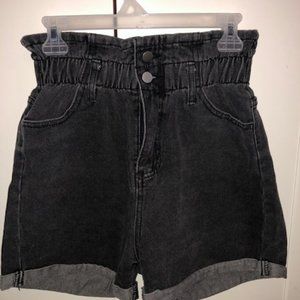 Little Mountain High-Waisted Denim Shorts